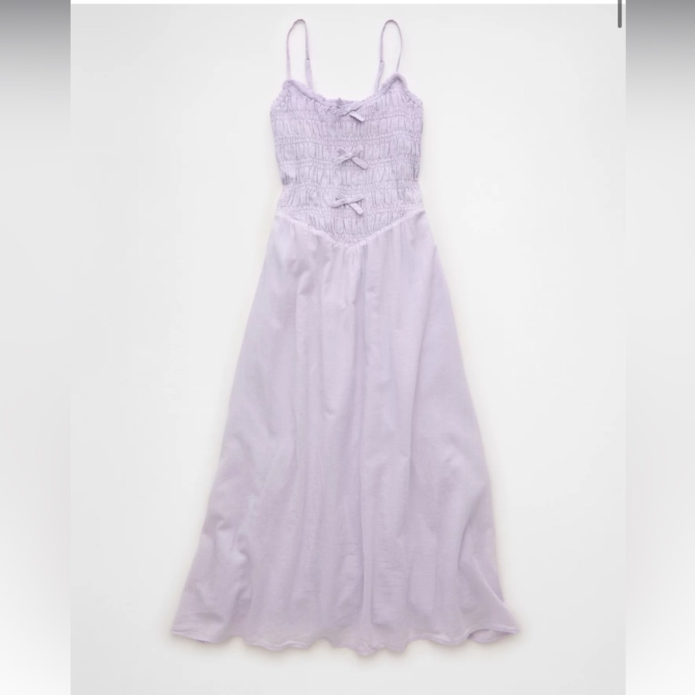 NWT AE Bella Bow Midi Dress - Picture 3 of 6